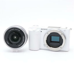 【あす楽】 【中古】 《良品》 SONY VLOGCAM ZV-E10L パワーズームレンズキット ホワイト 【液晶モニター部品交換/各部点検済】 [ デジタルカメラ ]