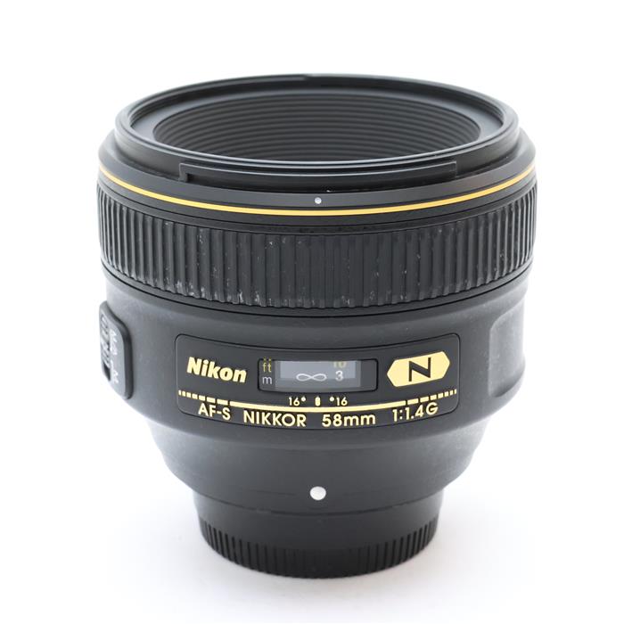 【あす楽】 【中古】 《並品》 Nikon AF-S NIKKOR 58mm F1.4G Lens 交換レンズ