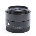 【あす楽】 【中古】 《並品》 SIGMA A 30mm F2.8 DN (ソニーE用) ブラック Lens 交換レンズ