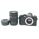 【あす楽】 【中古】 《美品》 OLYMPUS OM-D E-M10 Mark III EZダブルズームキット ブラック デジタルカメラ