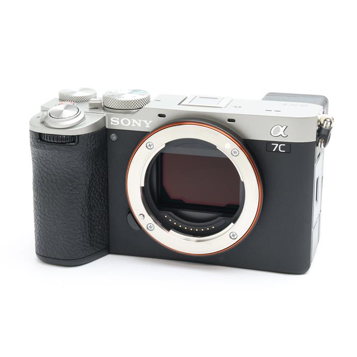【中古】 《良品》 SONY α7C II ボディ ILCE-7CM2 S シルバー 【ストロボシュー部品交換/各部点検済】 ..