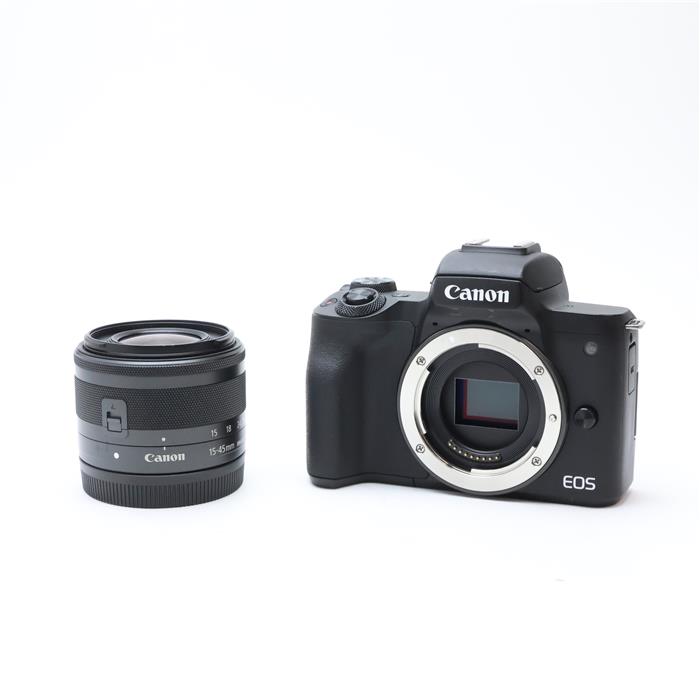 【あす楽】 【中古】 《良品》 Canon EOS Kiss M2 EF-M15-45 IS STM レンズキット ブラック [ デジタルカメラ ]