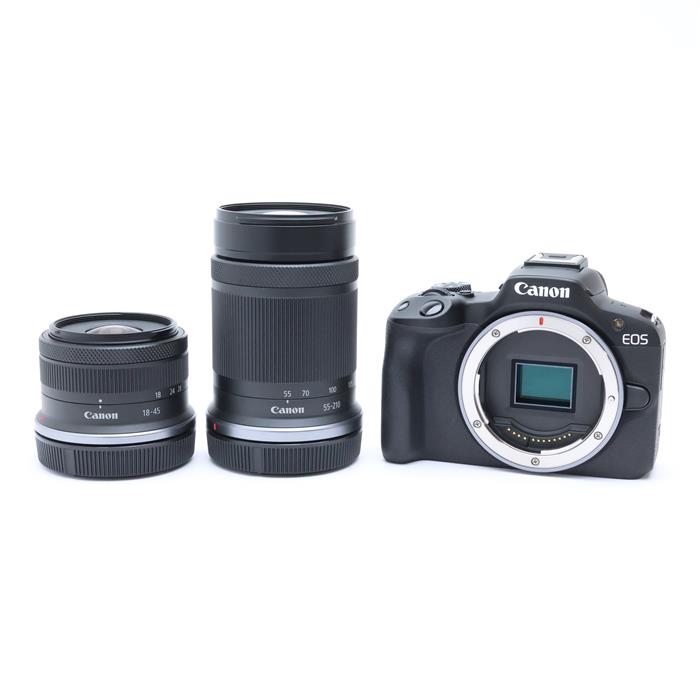 【あす楽】 【中古】 《美品》 Canon EOS R50 ダブルズームキット ブラック [ デジタルカメラ ]