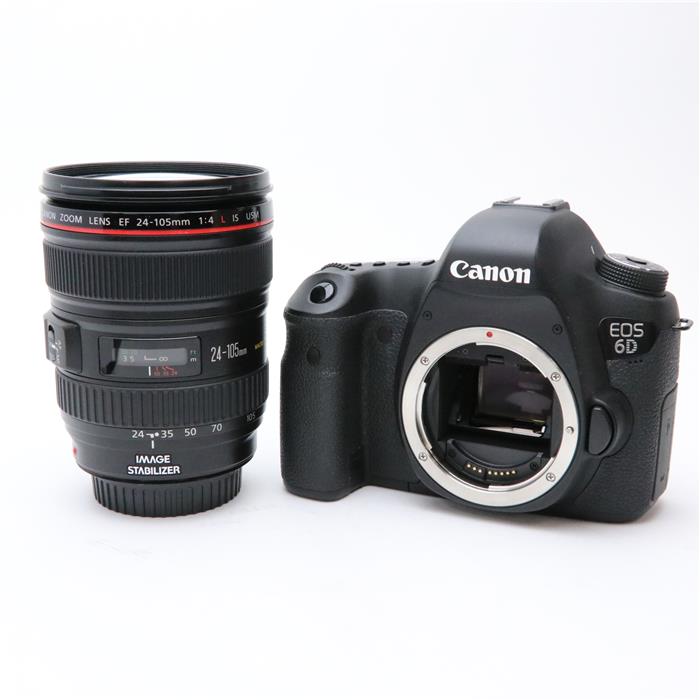 【あす楽】 【中古】 《並品》 Canon EOS 6D EF24-105L レンズキット 【直進キーフォーカスラバーズームラバー部品交換/レンズ内クリーニング/各部点検済】 デジタルカメラ