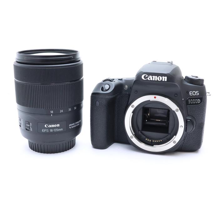 【あす楽】 【中古】 《並品》 Canon EOS 9000D EF-S18-135 IS USM レンズキット 【シャッターユニット交換/左側面外装ラバー部品交換/各部点検済】 [ デジタルカメラ ]