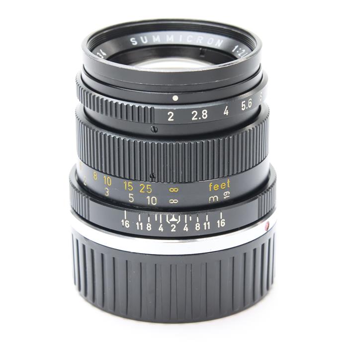 【中古】 《並品》 Leica ズミクロン M50mm F2 2nd ブラック 【レンズ内クリーニング/ピントリング作動調整/各部点検済】 [ Lens | 交換レンズ ]