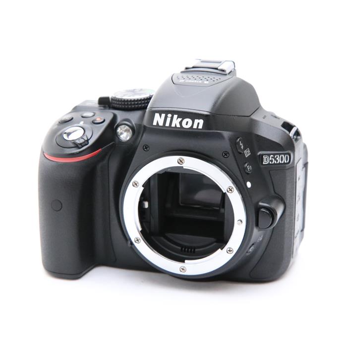 【あす楽】 【中古】 《並品》 Nikon D5300 ボディ ブラック 【ファインダー内清掃/グリップラバーフォーカシングスクリーン部品交換/各部点検済】 デジタルカメラ