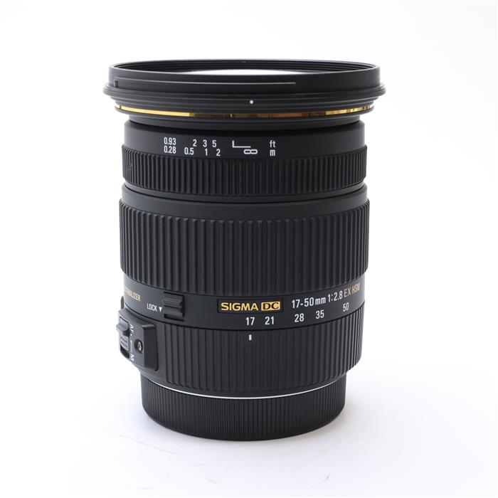 【あす楽】 【中古】 《良品》 SIGMA 17-50mm F2.8 EX DC OS HSM (キヤノンEF用) 【外装ラバーマウント部品交換/各部点検済】 Lens 交換レンズ