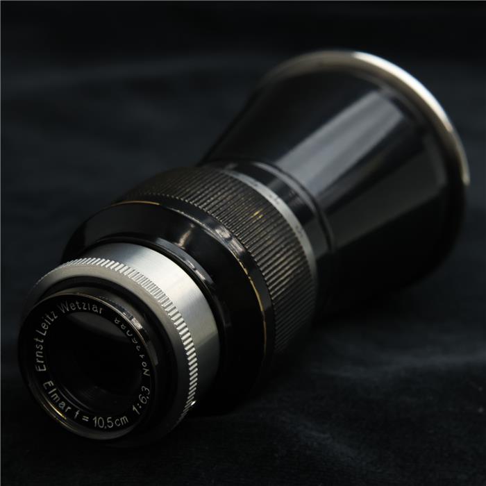 【中古】 《良品》 Leica エルマー L105mm F6.3 山岳 フード付 ニッケル 【大変貴重な「マウンテンエルマー」が入荷しました！】 [ Lens | 交換レンズ ]