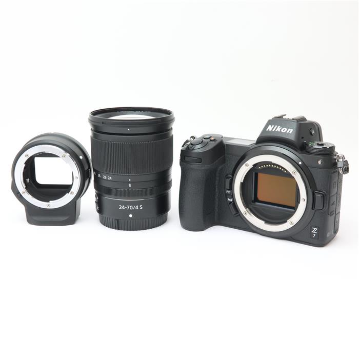 【中古】 《美品》 Nikon Z7 24-70 + FTZマウントアダプターキット 【グリップラバー端子カバーメディア蓋カバー部組部品交換/各部点検済】 [ デジタルカメラ ]
