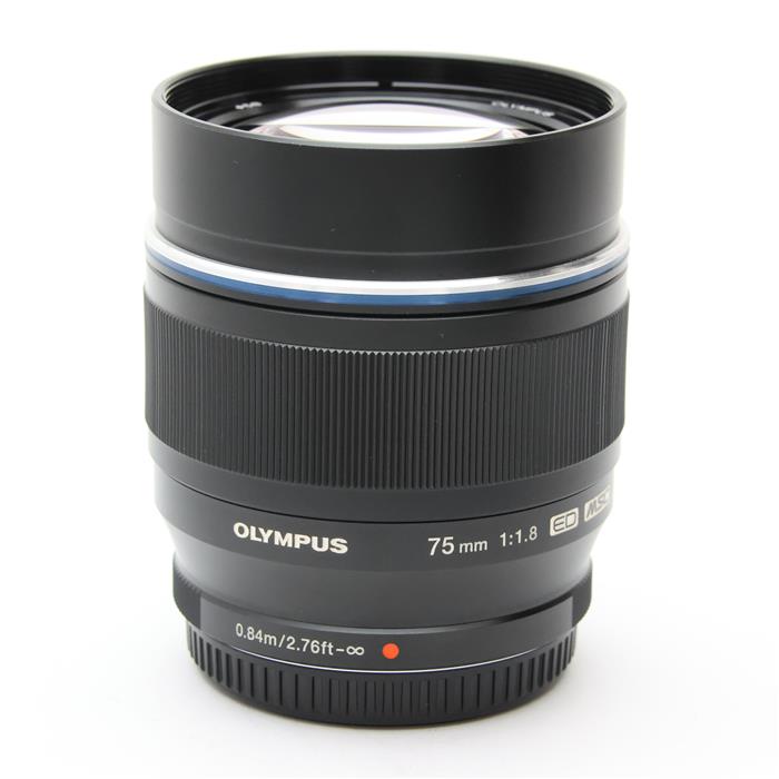 【あす楽】 【中古】 《良品》 OLYMPUS M.ZUIKO DIGITAL ED 75mm F1.8 ブラック (マイクロフォーサーズ) Lens 交換レンズ
