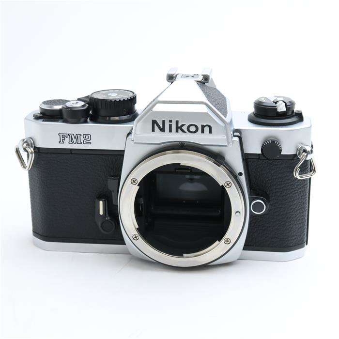 【あす楽】 【中古】 《良品》 Nikon New FM2 シルバー 【シュー座モールド裏蓋モルト部品交換/各部点検済】