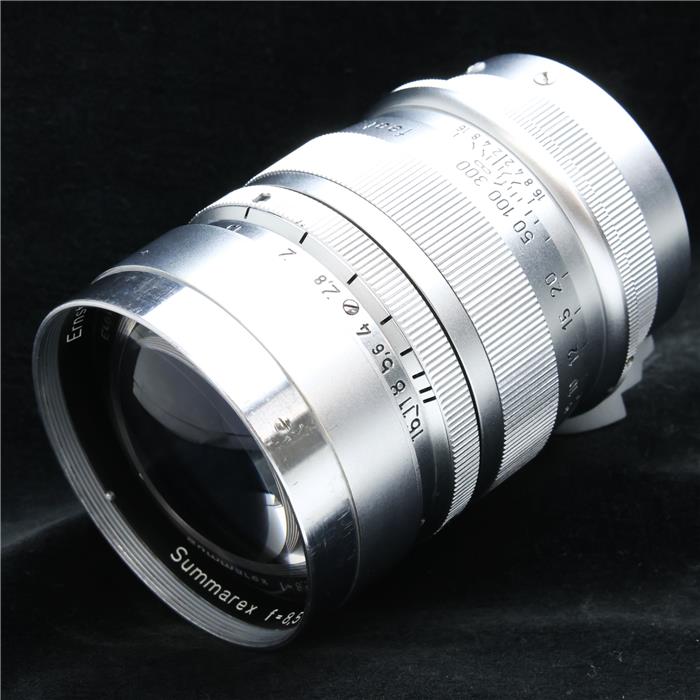 【中古】 《並品》 Leica ズマレックス L85mm F1.5 クローム フード付 【生産本数約4000本とされる希少..