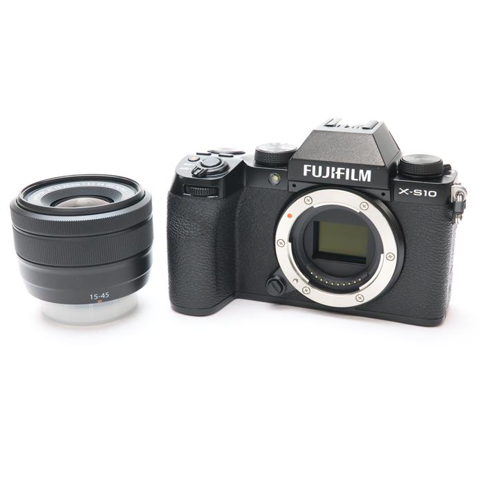 【中古】 《良品》 FUJIFILM X-S10 XC15-45mmレンズキット ブラック [ デジタルカメラ ]