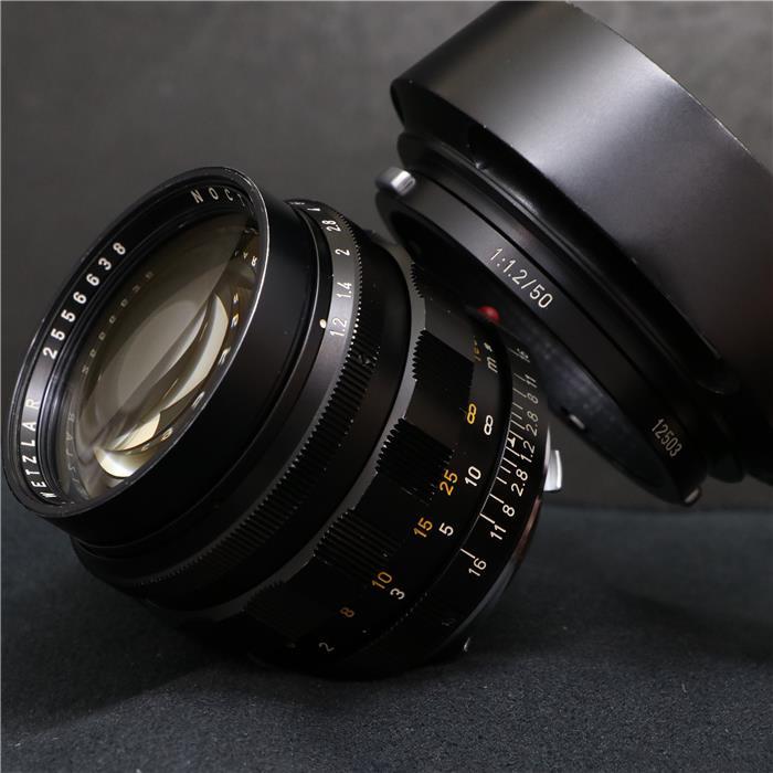 【あす楽】 【中古】 《良品》 Leica ノクティルックス M50mm F1.2 (非球面) + フード 12503 【大変貴重な純正レンズフード付きが入荷しました！】 [ Lens | 交換レンズ ]