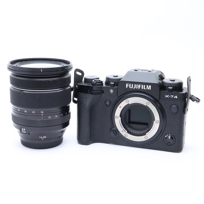 【中古】 《並品》 FUJIFILM X-T4 XF16-80mmレンズキット ブラック [ デジタルカメラ ]