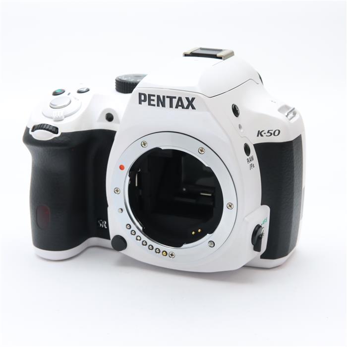 【中古】 《難有品》 PENTAX K-50 ボディ ホワイト [ デジタルカメラ ]