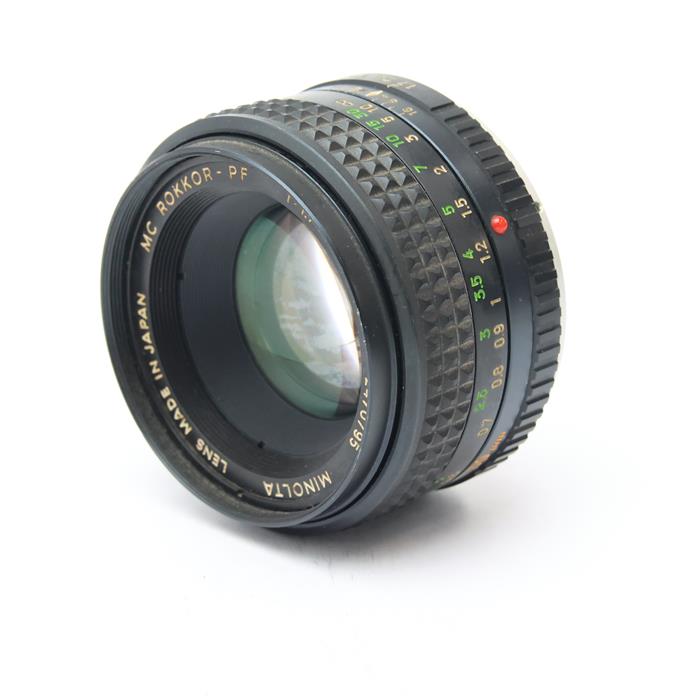 【中古】 《難有品》 MINOLTA New MC 50mm F1.7 ※ピントリングゴムローレット ...