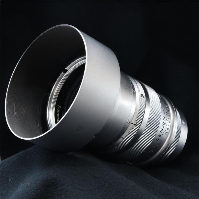 【中古】 《並品》 Leica ズマレックス L85mm F1.5 クローム フード付 【生産本数約4000本とされる希少..