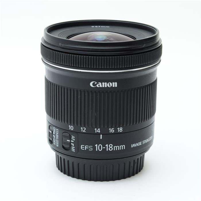 【中古】 《並品》 Canon EF-S10-18mm F4.5-5.6 IS STM 【別売レンズフード付！】 [ Lens | 交換レンズ ]
