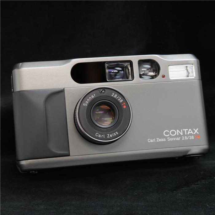 【中古】 《良品》 CONTAX T2 チタンブラック 【希少なチタンブラックが入荷しました！】【レンズ制御関連部品交換/レンズバリア開閉作動調整/各部点検済】