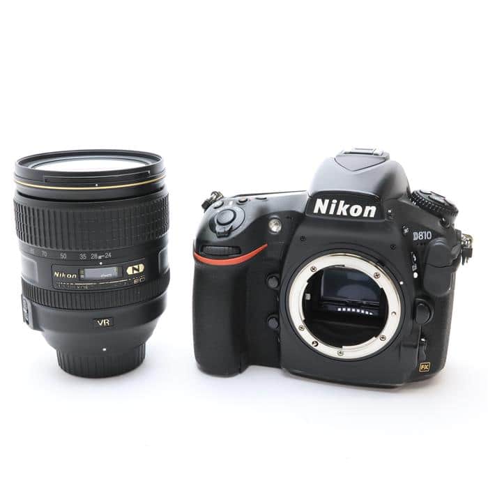 【中古】 《並品》 Nikon D810 24-120 VR レンズキット 【外観底ラバー接眼ブロック端子カバー部組メニ..