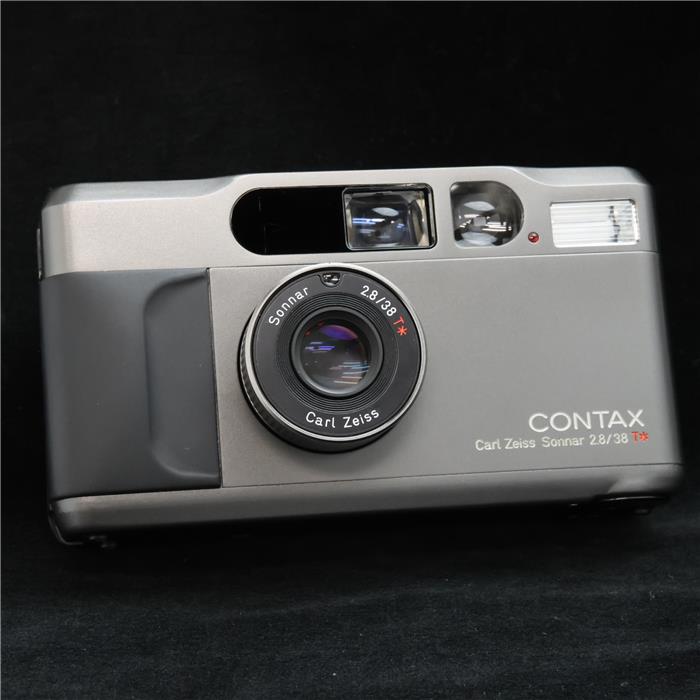 【中古】 《良品》 CONTAX T2 D チタンブラック 【希少なチタンブラックが入荷しました！】【ファインダー内清掃/裏蓋開閉作動調整/各部点検済】