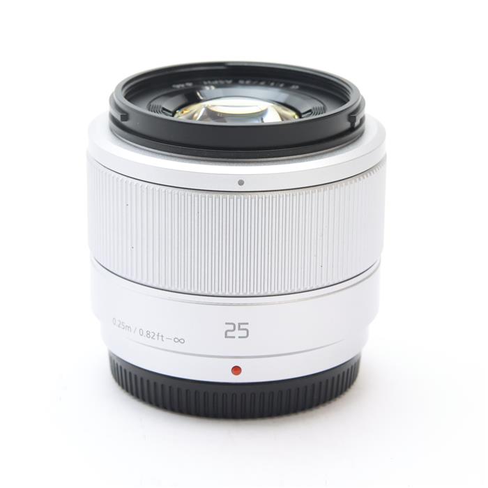 【中古】 《良品》 Panasonic LUMIX G 25mm F1.7 ASPH. H-H025-S シルバー (マイクロフォーサーズ) [ Lens | 交換レンズ ]