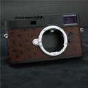 【中古】 《新同品》 Leica M11-P アラカルト カスタムレザーサービス(No3 オーストリッチ風 チェスナット) ブラックペイント 【点検証明書付きラ...