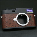 【中古】 《新同品》 Leica M11-P アラカルト カスタムレザーサービス(No3 オーストリッチ風 チェスナット) ブラックペイント 【点検証明書付きラ...