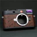 【中古】 《美品》 Leica M11 アラカルト カスタムレザーサービス(No3 オーストリッチ風 チェスナット) ブラックペイント 【点検証明書付きライカカ...