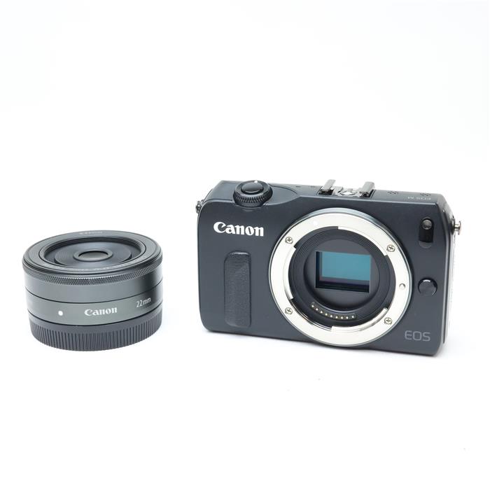 【中古】 《美品》 Canon EOS M EF-M22 STM レンズキット ブラック 【センサー交換/各部点検済】 [ デジタルカメラ ]