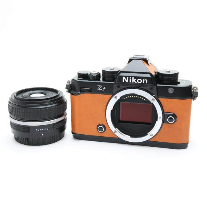 【中古】 《良品》 Nikon Z f Z 40mm F2（SE）レンズキット プレミアムエクステリア張替み ブラック [ ..