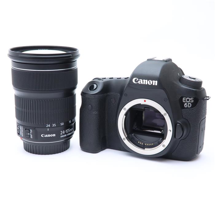 【中古】 《並品》 Canon EOS 6D EF24-105 IS STM レンズキット 【2群レンズ交換修理/ストラップ環部品交換/各部点検済】 [ デジタルカメラ ]