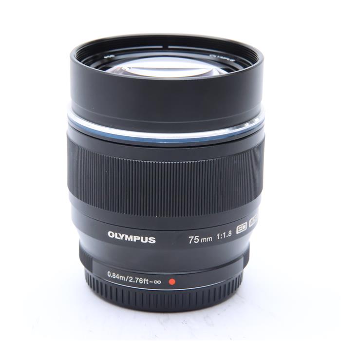 OLYMPUS - 【中古】 《良品》 OLYMPUS M.ZUIKO DIGITAL ED 75mm F1.8 ブラック (マイクロフォーサーズ) [ Lens | 交換レンズ ]