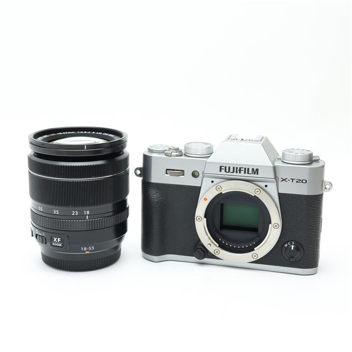 【中古】 《並品》 FUJIFILM X-T20 レンズキット シルバー 【別売予備バッテリー付！】 ...
