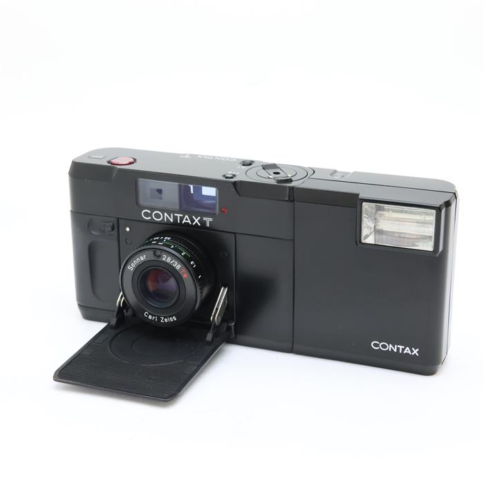 【中古】 《良品》 CONTAX T ストロボ付 ブラック 【レンズ内クリーニング/距離計巻上作動調整/各部点..