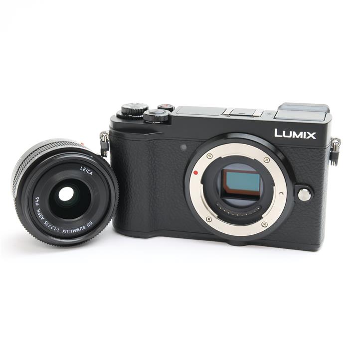 【中古】 《並品》 Panasonic LUMIX GX7 Mark III 単焦点ライカDGレンズキット DC-GX7MK3L ブラック 【ライブビューファインダー液晶モニター上カバー部品交換/各部点検済】 [ デジタルカメラ ]