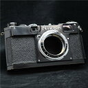 【中古】 《良品》 Nikon S2 ブラックペイント(オリジナル) 【極めて希少なブラックペイントの個体が入荷しました!】【ファインダー内清掃/ヘリコイド作動調整/各部点検済】