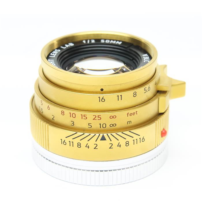 【中古】 《良品》 Light lens lab M 50mm F2 (周エルカン) (ライカM用) +UVフィルター+フード ブラス..