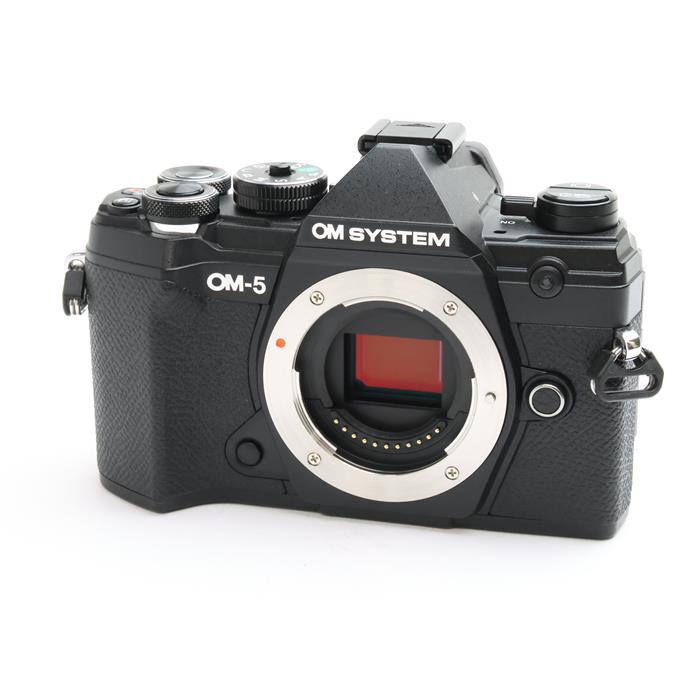 【中古】 《良品》 OM SYSTEM OM-5 ボディ ブラック 【背面グリップラバー部品交換/各部点検済】【別売予備バッテリー付！】 [ デジタルカメラ ]