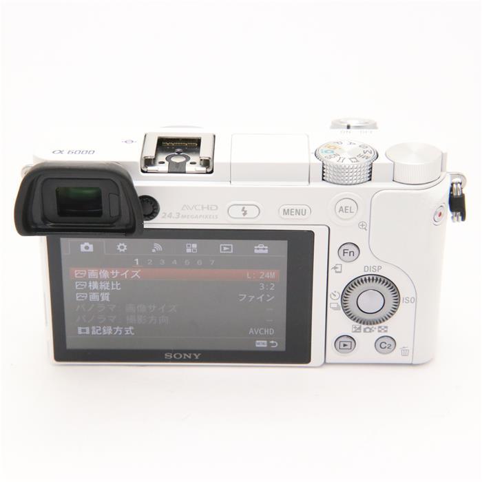 セール国産 《良品》 ILCE-6000 ホワイト ：マップカメラ店 SONY α6000ボディ NEW低価