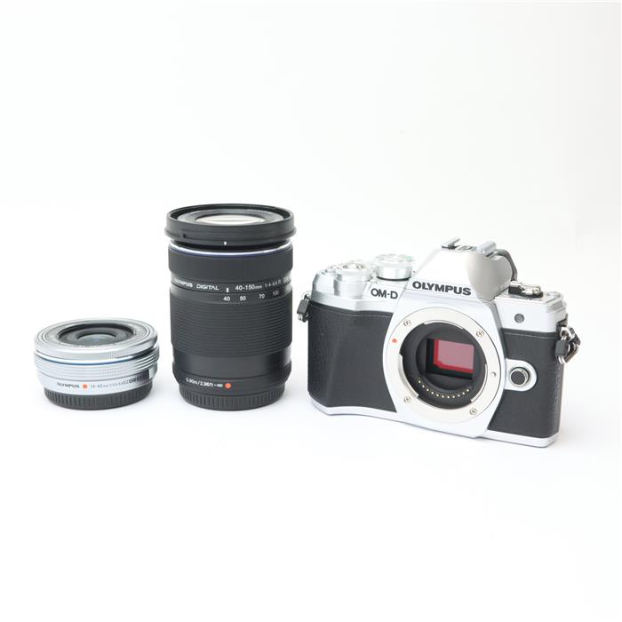 【中古】 《良品》 OLYMPUS OM-D E-M10 Mark III EZダブルズームキット シルバー [ デジタルカメラ ]