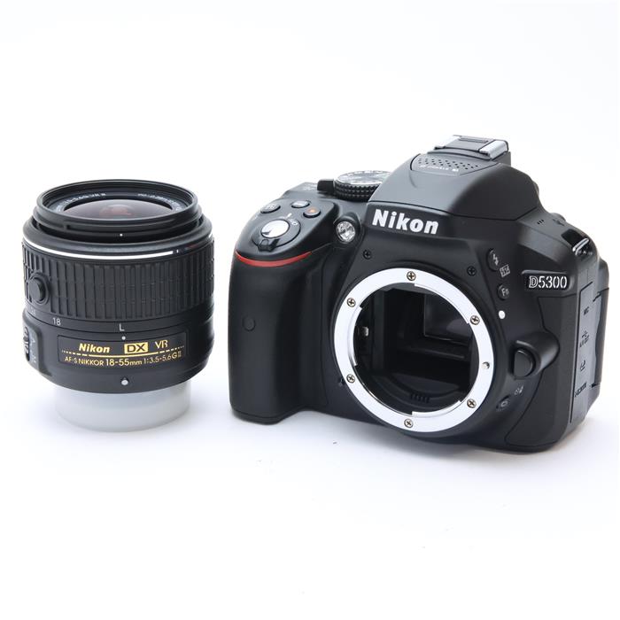 【中古】 《美品》 Nikon D5300 18-55 VR II レンズキット ブラック [ デジタルカメラ ]