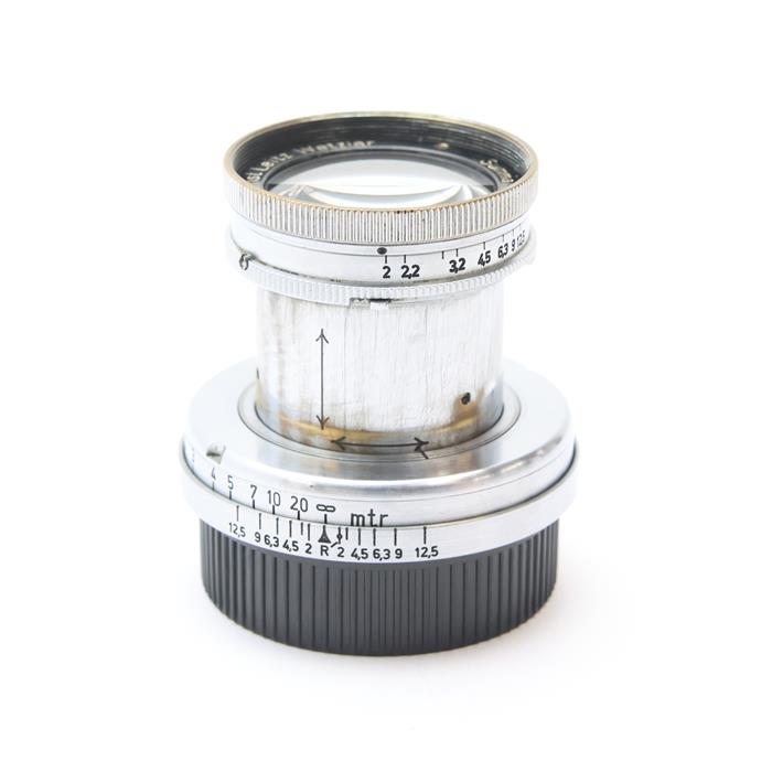 【中古】 《並品》 Leica ズマール L50mm F2 クローム 【レンズ内クリーニング/ピントリング作動調整/..
