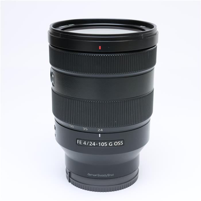 外観状態:並品 マップ保証期間:6ヶ月保証 付属品など:レンズフロントキャップ・レンズリアキャップ・レンズフード【ココがポイント！】小型軽量で広角24mmから中望遠105mmまでをカバーするGレンズズーム全域での高い描写性能と高速・高精度なAF（オートフォーカス）性能に高い機動力も併せ持ち、日常のスナップから風景、ポートレート、ウェディング写真、そして動画まで、多彩な撮影シーンに使用できる小型で高性能な標準ズームレンズです。さらに、プロフェッショナルユースにも対応する操作性と信頼性も実現しています。【お知らせ】本商品の一部の個体につき、特定の撮影条件でピントが合わない現象が発生する場合があることがメーカーより案内されています。Map Cameraで販売している商品は本現象を対策済み、または本現象の対象外商品ですので、安心してお使いいただけます。◎点検スタッフからのコメント【外観】鏡胴・レンズフードに塗装スレ/キズ、シリアルナンバー記載シールに浮きがあります。実用に適したお買い得な商品です。【機能面・操作】安心してご使用いただける動作良好な商品です。【その他】ズーム鏡筒にガタツキがあります。後玉内に目立つチリがありますが、撮影に影響の無い範囲です。※お求めの後2週間以内の初期不良はご返品可能です。#250818-n