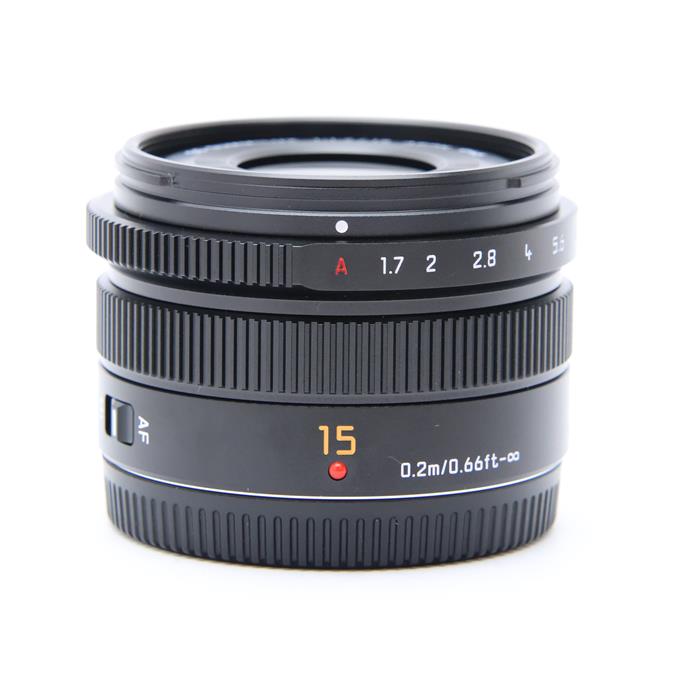����š� �����ʡ� Panasonic LEICA DG SUMMILUX 15mm F1.7 ASPH. H-X015-K �֥�å� (�ޥ������ե���������) [ Lens | �򴹥�� ]