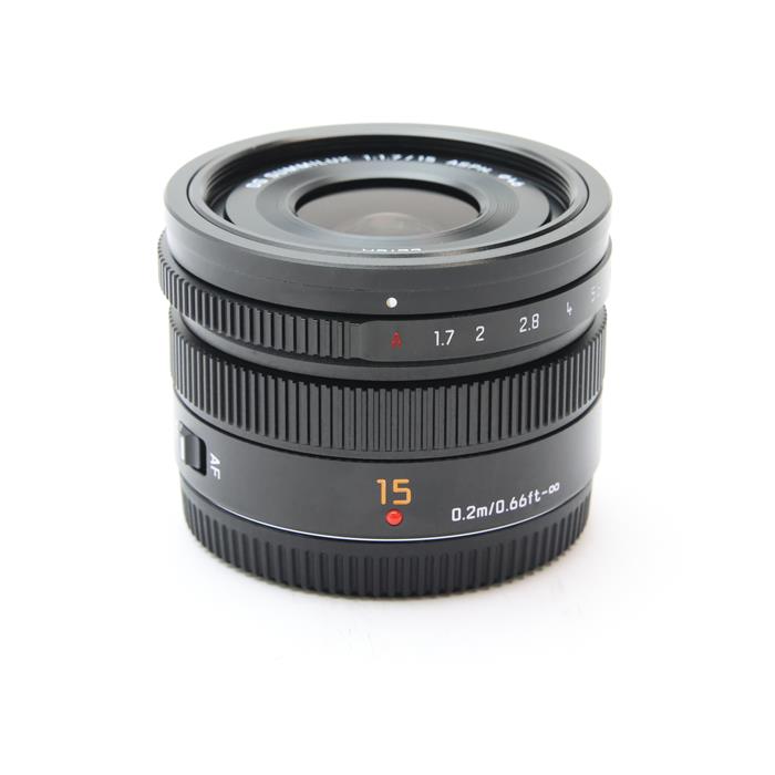 ����š� �����ʡ� Panasonic LEICA DG SUMMILUX 15mm F1.7 ASPH. H-X015-K �֥�å� (�ޥ������ե���������) [ Lens | �򴹥�� ]