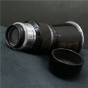 【あす楽】 【中古】 《並品》 Leica エルマー L105mm F6.3 山岳 クローム フード付 【1936年製のロット。大変貴重な純正レンズフード付きが入荷しました！】 Lens 交換レンズ