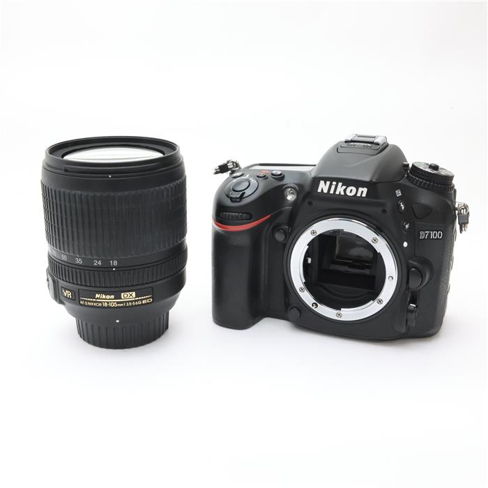 【中古】 《並品》 Nikon D7100 18-105 VR レンズキット 【接眼鏡筒背面ゴム部組部品交換/各部点検済】..